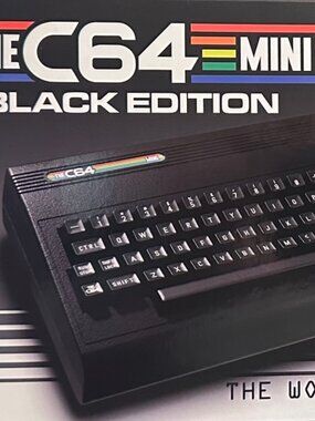 THEC64 Mini - Black Edition (25 New Games)
